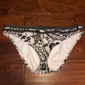 Black and White Bikini Bottoms